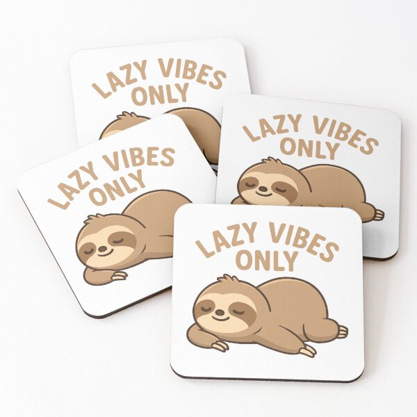 Item preview, Lazy Vibes Only – Chill and Funny Relaxation Design designed and sold by RouniBoutique.