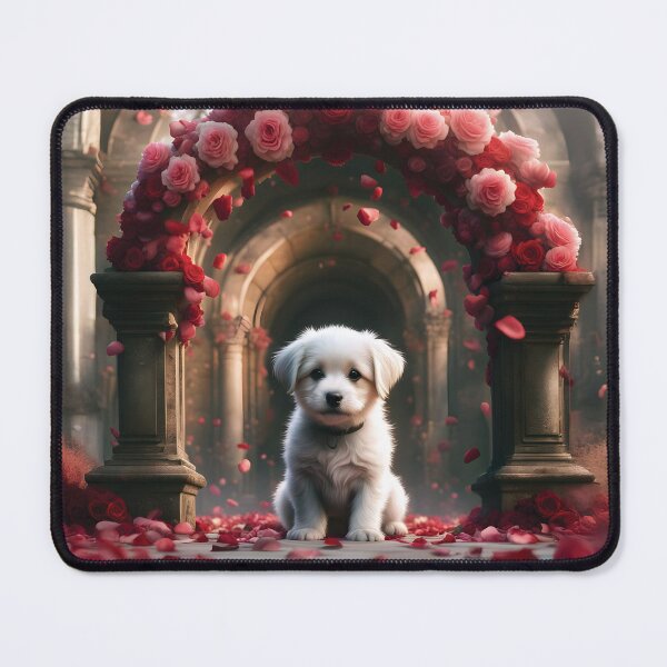 Item preview, Rose Arch Pup – Enchanted Garden Scene designed and sold by Marcu Ioachim.