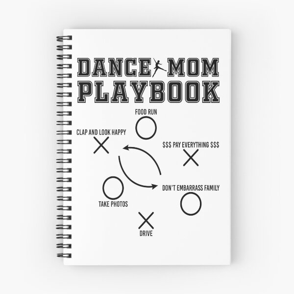 Item preview, Dance Mom Playbook Funny Game Plan designed and sold by Clinomania Art.
