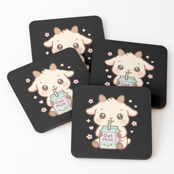 Item preview, Oat milk - Funny cute goat kawaii designed and sold by DamioPolArt.