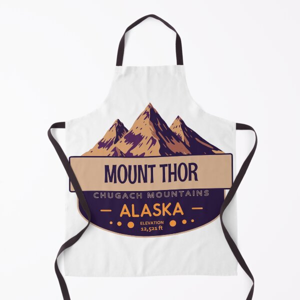 Item preview, Mount Thor, Chugach Mountains, Alaska, Mountain Badge designed and sold by Wanderful-roads.