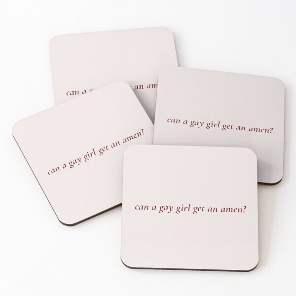 Item preview, "can a gay girl get an amen" - not my fault - reneé rapp lyrics designed and sold by moonna designs.