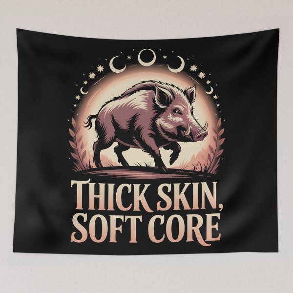 Item preview, Modern Mystics Boar – Thick Skin, Soft Core Spirit Animal Design designed and sold by LaLi-Designs.