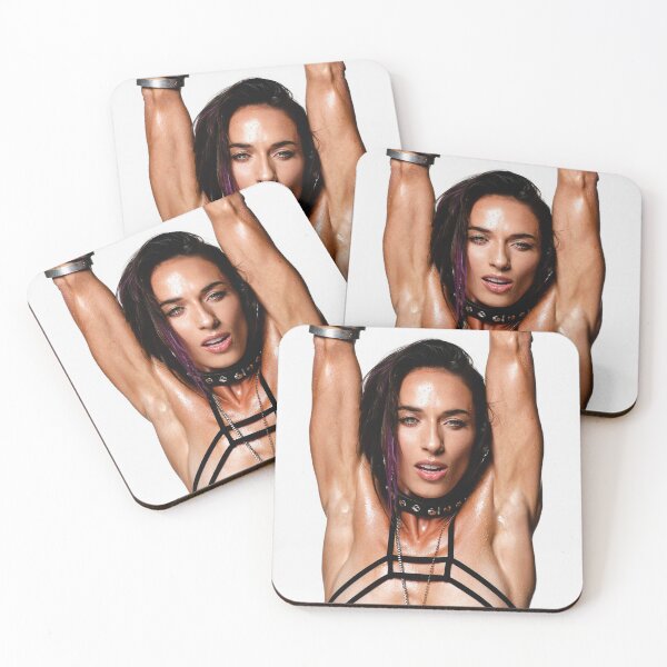 Item preview, Beautiful sexy gym woman posing with her arms up showing her armpits sweating designed and sold by Vintage Designs +.