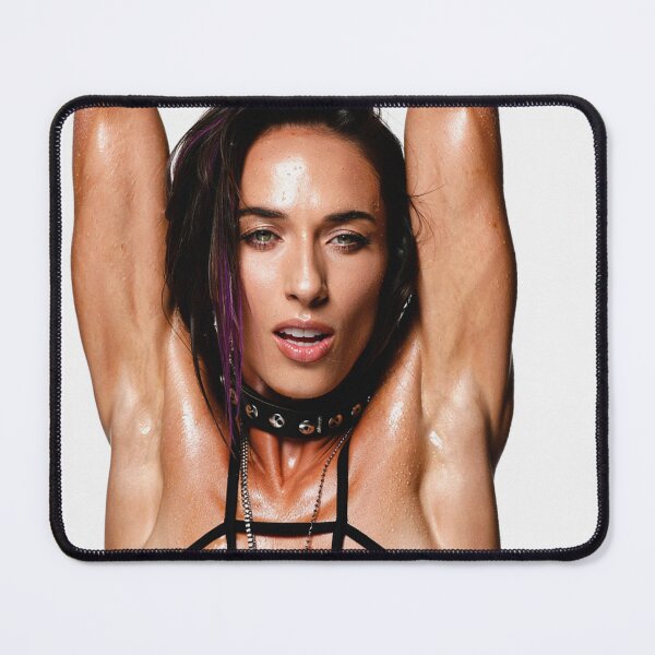 Item preview, Beautiful sexy gym woman posing with her arms up showing her armpits sweating designed and sold by Vintage Designs +.