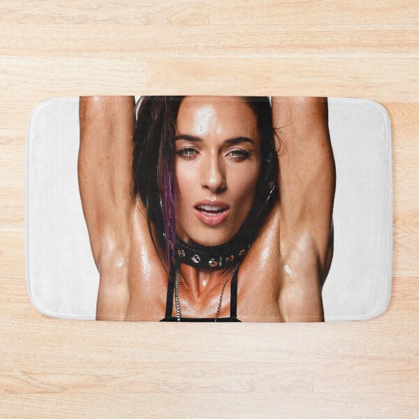 Item preview, Beautiful sexy gym woman posing with her arms up showing her armpits sweating designed and sold by Vintage Designs +.