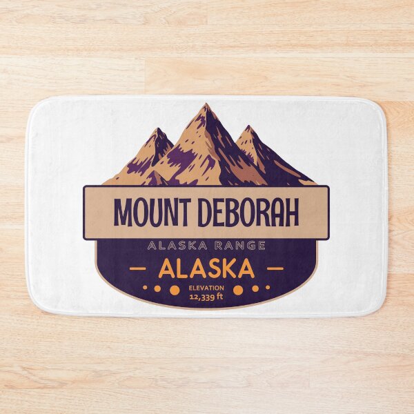 Item preview, Mount Deborah, Alaska Range, Alaska, Mountain Badge designed and sold by Wanderful-roads.