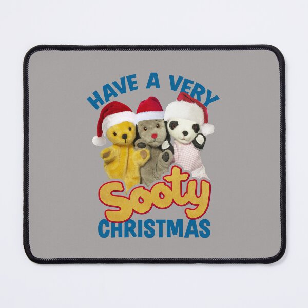 Item preview, Sooty Christmas Have A Very Sooty Christmas Blue Text designed and sold by All-And-Every.
