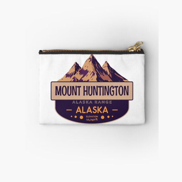 Item preview, Mount Huntington, Alaska Range, Alaska, Mountain Badge designed and sold by Wanderful-roads.