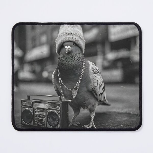 Item preview, Hip Hop Animal Funny Pigeon designed and sold by RockFireMerch.