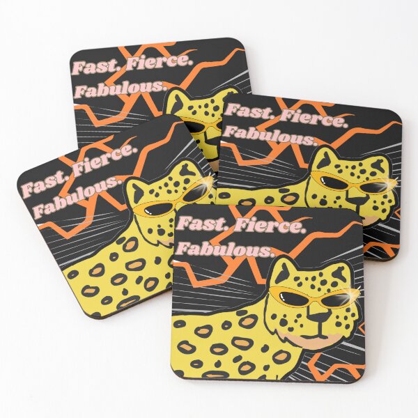Item preview, Fast. Fierce. Fabulous. – Cheetah Attitude  designed and sold by minibrainco.