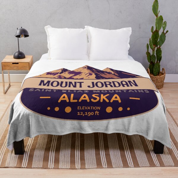 Item preview, Mount Jordan, Saint Elias Mountains, Alaska, Mountain Badge designed and sold by Wanderful-roads.