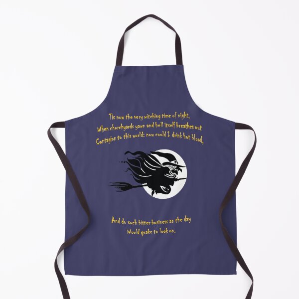 Item preview, Tis Now The Witching Time Of Night Shakespearean Quote Yellow Text designed and sold by taiche.