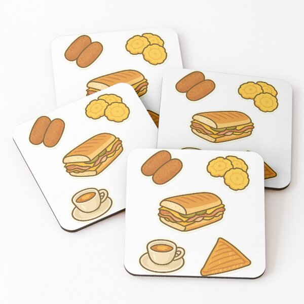 Item preview, Sabor de Miami Cuban Food Sticker Collage designed and sold by yaney85.