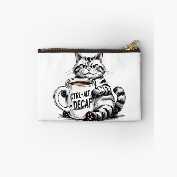Item preview, Ctrl Alt Decaf Cat Design designed and sold by SanityOverboard.