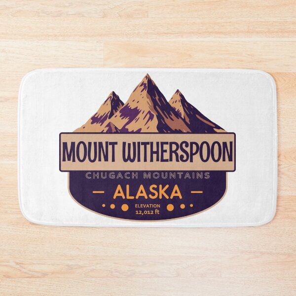 Item preview, Mount Witherspoon, Chugach Mountains, Alaska, Mountain Badge designed and sold by Wanderful-roads.