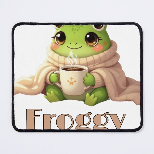 Item preview, Anxious But Trying – Cute Froggy Comfort Tee designed and sold by DeanBoffShop.