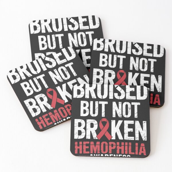 Item preview, Hemophilia Awareness Bruised not Broken Bleeding Warrior designed and sold by ConceptualVibes.