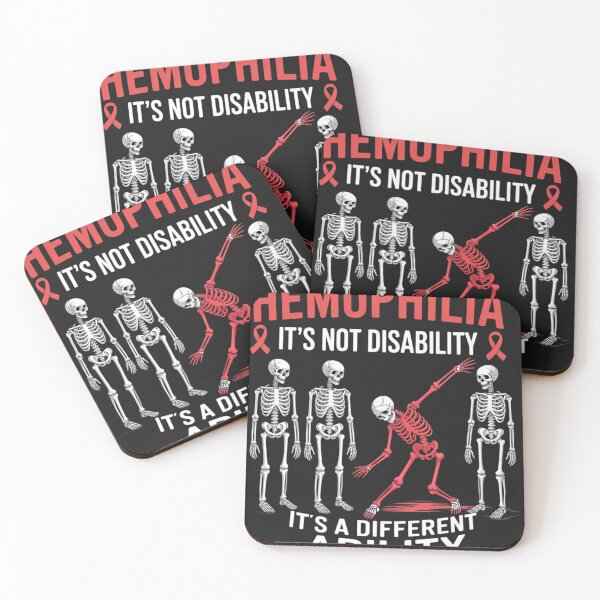 Item preview, Hemophilia Awareness Dabbing Different Ability Red Ribbon designed and sold by ConceptualVibes.