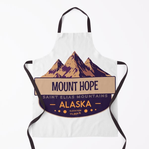 Item preview, Mount Hope, Saint Elias Mountains, Alaska, Mountain Badge designed and sold by Wanderful-roads.