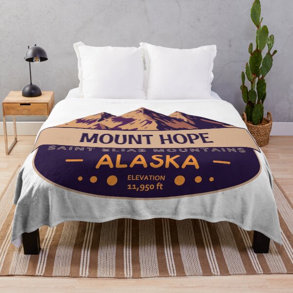 Item preview, Mount Hope, Saint Elias Mountains, Alaska, Mountain Badge designed and sold by Wanderful-roads.
