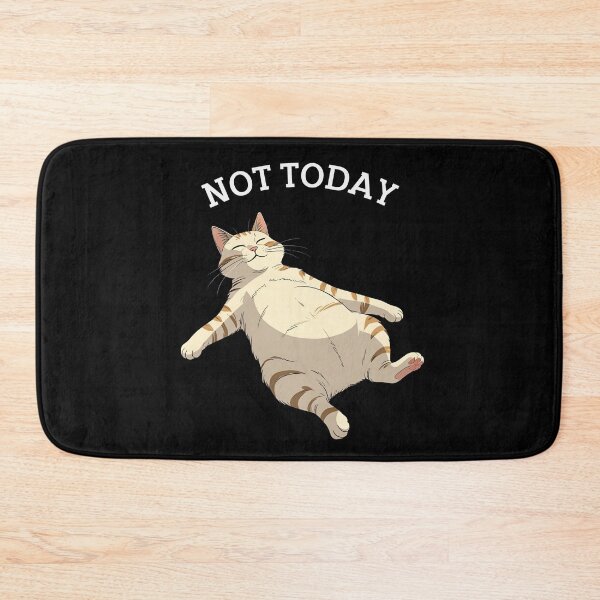 Item preview, Not Today – Funny Chill Cat Energy designed and sold by TeeJungleStudio.