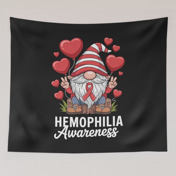 Item preview, Hemophilia Awareness Gnome designed and sold by ConceptualVibes.