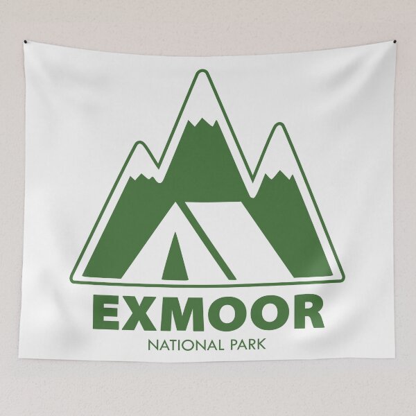 Item preview, Exmoor National Park Mountains Camping designed and sold by Esskay Designs.