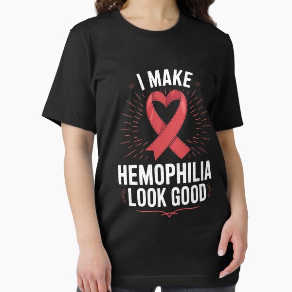 Item preview, Hemophilia Awareness Make Hemophilia look good Red Ribbon designed and sold by ConceptualVibes.