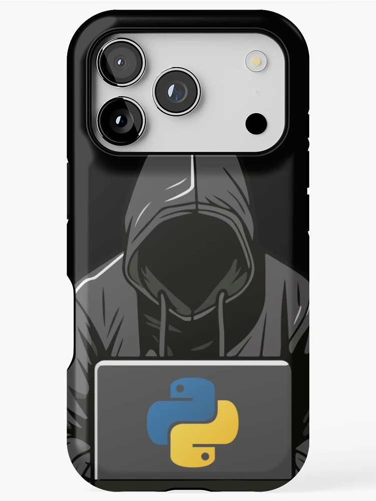 Thumbnail 1 of 4, iPhone Case, Python Hacker designed and sold by Redstrawberry13.