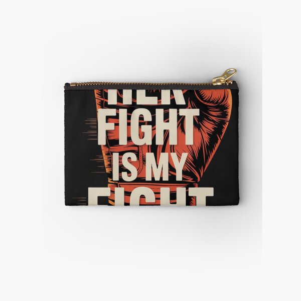 Item preview, Her Fight Is My Fight CRPS Awareness RSD Orange Ribbon RND designed and sold by ConceptualVibes.