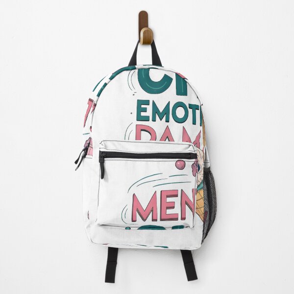 Item preview, Mentally Chill Emotionally Damaged Skull Ice Cream Aesthetic Design designed and sold by Fashvora.