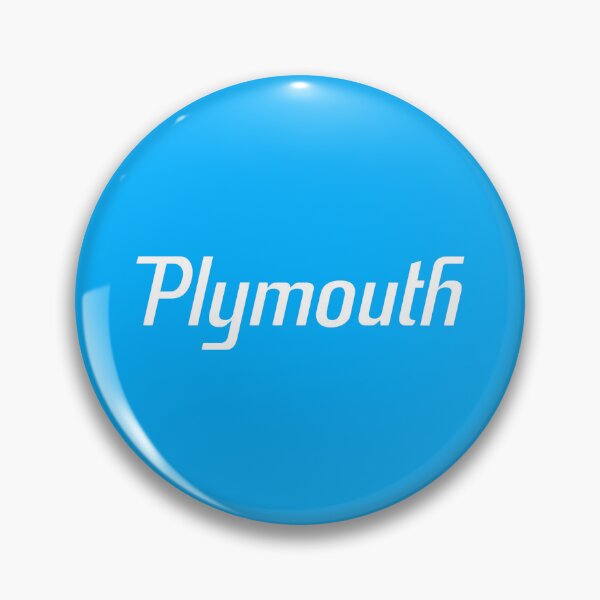 Item preview, Vintage Plymouth car script - white print designed and sold by retropetrol.