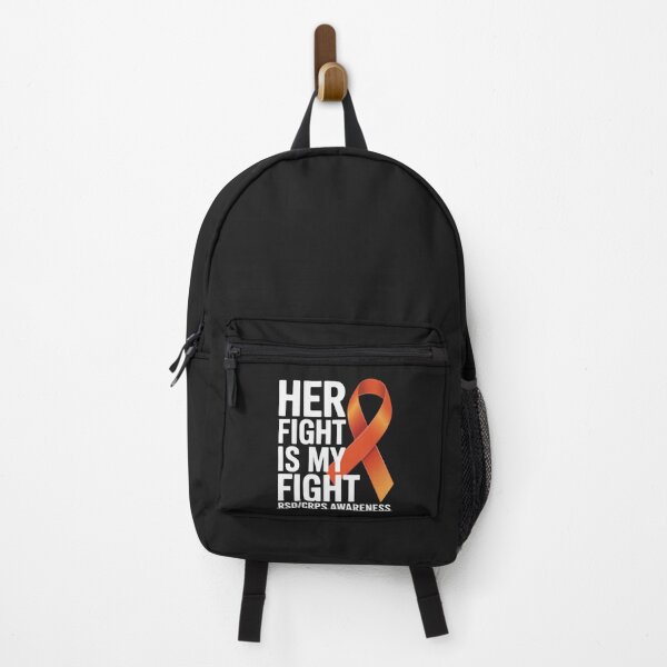 Item preview, Her Fight My Fight Orange Ribbon designed and sold by ConceptualVibes.