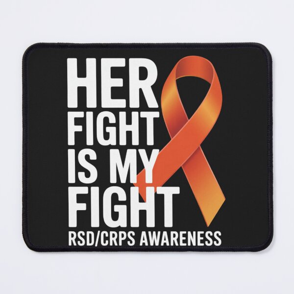 Item preview, Her Fight My Fight Orange Ribbon designed and sold by ConceptualVibes.