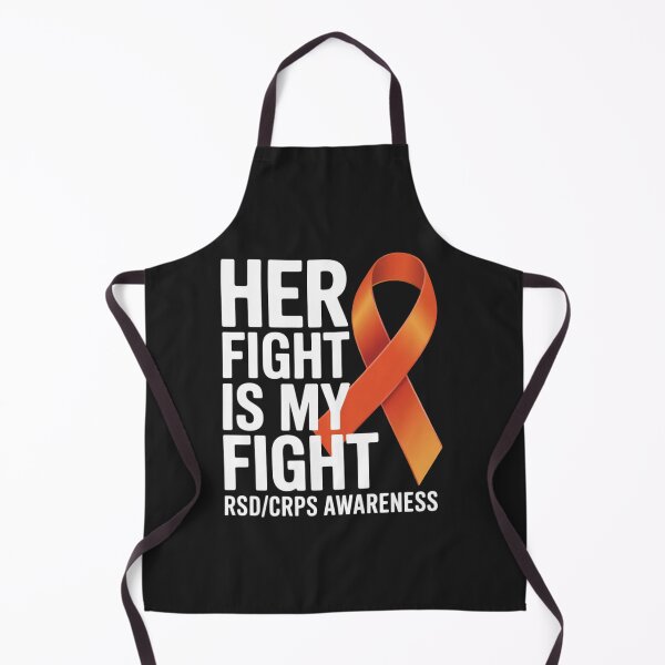 Item preview, Her Fight My Fight Orange Ribbon designed and sold by ConceptualVibes.