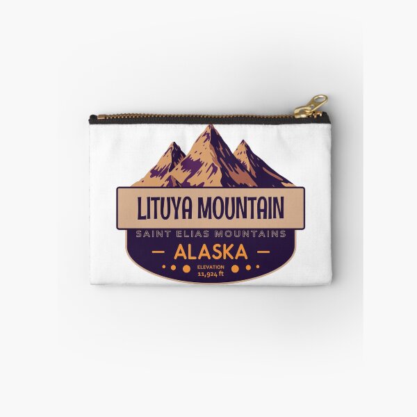 Item preview, Lituya Mountain, Saint Elias Mountains, Alaska, Mountain Badge designed and sold by Wanderful-roads.