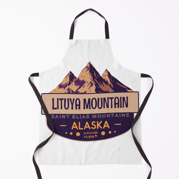 Item preview, Lituya Mountain, Saint Elias Mountains, Alaska, Mountain Badge designed and sold by Wanderful-roads.
