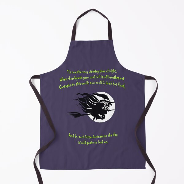 Item preview, Tis Now The Witching Time Of Night Shakespearean Quote Green Text designed and sold by taiche.