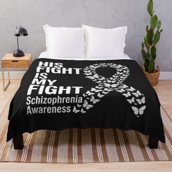Item preview, His Fight Is My Fight Schizophrenia Awareness designed and sold by ConceptualVibes.