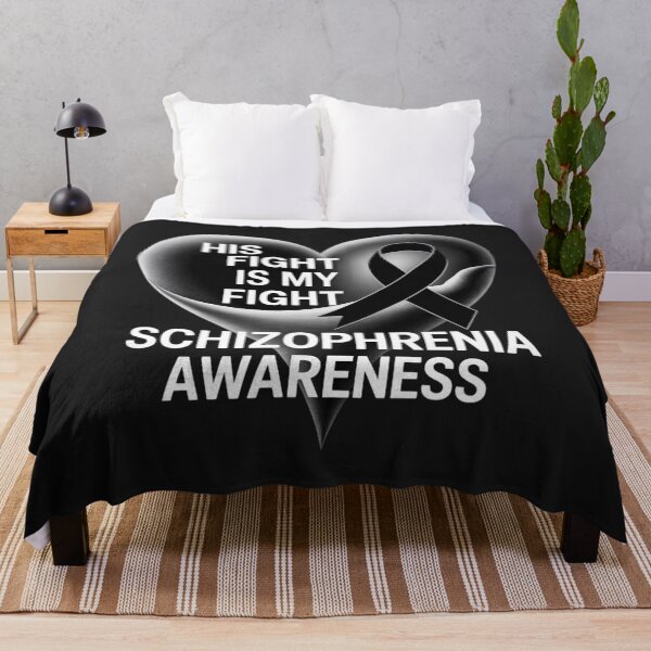 Item preview, His Fight Is My fight Schizophrenia designed and sold by ConceptualVibes.