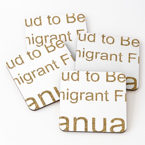 Item preview, PROUD TO BE AN IMMIGRANT FROM VANUATU SEQUIN designed and sold by TheIconSmith.