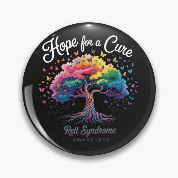 Item preview, Hope For A Cure Rett Syndrome Awareness Tree Ribbon  designed and sold by ConceptualVibes.