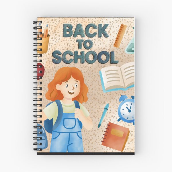 Item preview, school, September 1, office, schoolboy, girl, watercolor, alarm clock, lessons, knowledge, learning, teacher, grammar, ruler, book, backpack, write, read, draw designed and sold by Tetiana Pohurska.
