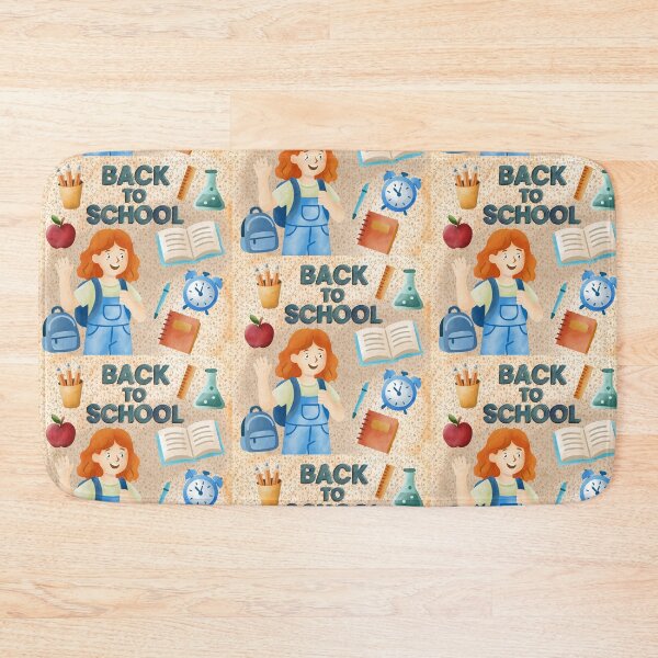 Item preview, school, September 1, office, schoolboy, girl, watercolor, alarm clock, lessons, knowledge, learning, teacher, grammar, ruler, book, backpack, write, read, draw designed and sold by Tetiana Pohurska.