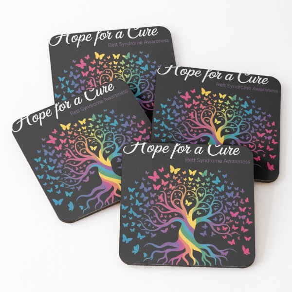 Item preview, Hope For A Cure Rett Syndrome Awareness Tree Ribbon designed and sold by ConceptualVibes.