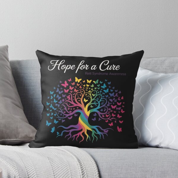 Item preview, Hope For A Cure Rett Syndrome Awareness Tree Ribbon designed and sold by ConceptualVibes.