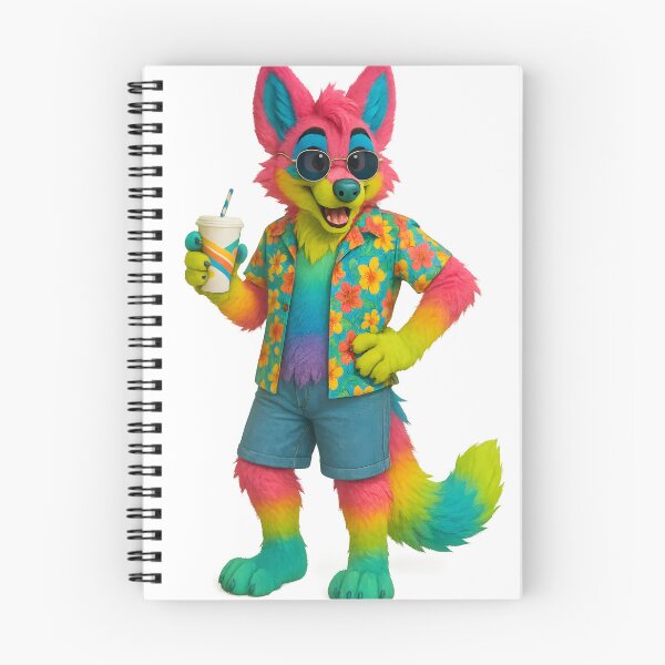 Item preview, A furry with a Hawaiian shirt designed and sold by FreddyE.