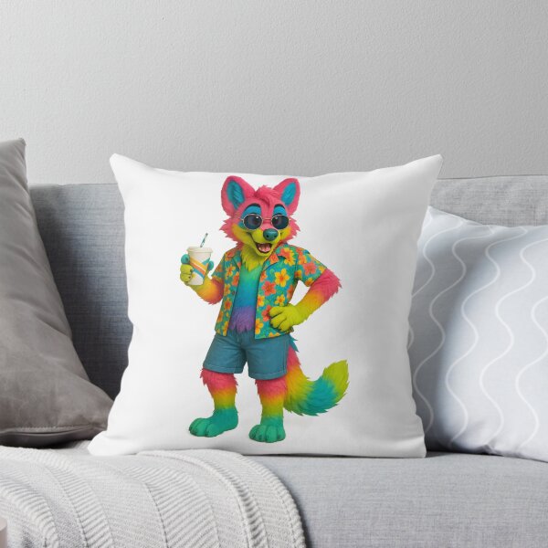 Item preview, A furry with a Hawaiian shirt designed and sold by FreddyE.