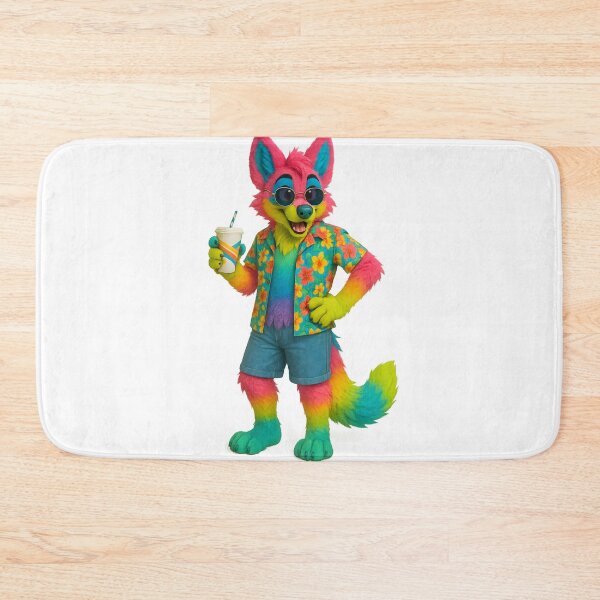 Item preview, A furry with a Hawaiian shirt designed and sold by FreddyE.